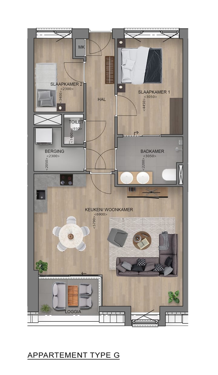 Foto 2 van Type G (Bouwnr. 14)