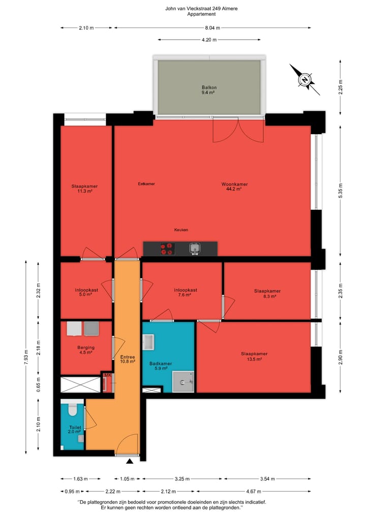Foto 17 van John van Vleckstraat 249