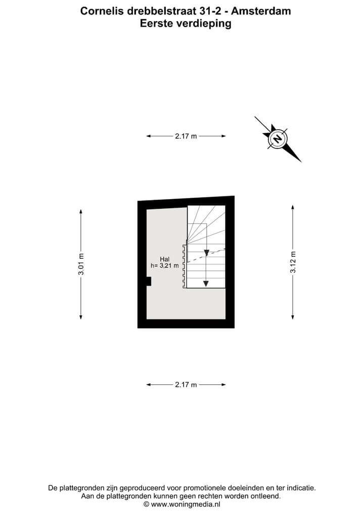 Foto 33 van Cornelis Drebbelstraat 31-2