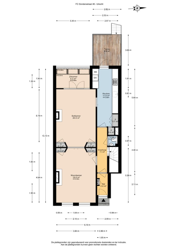 Foto 60 van F.C. Dondersstraat 48
