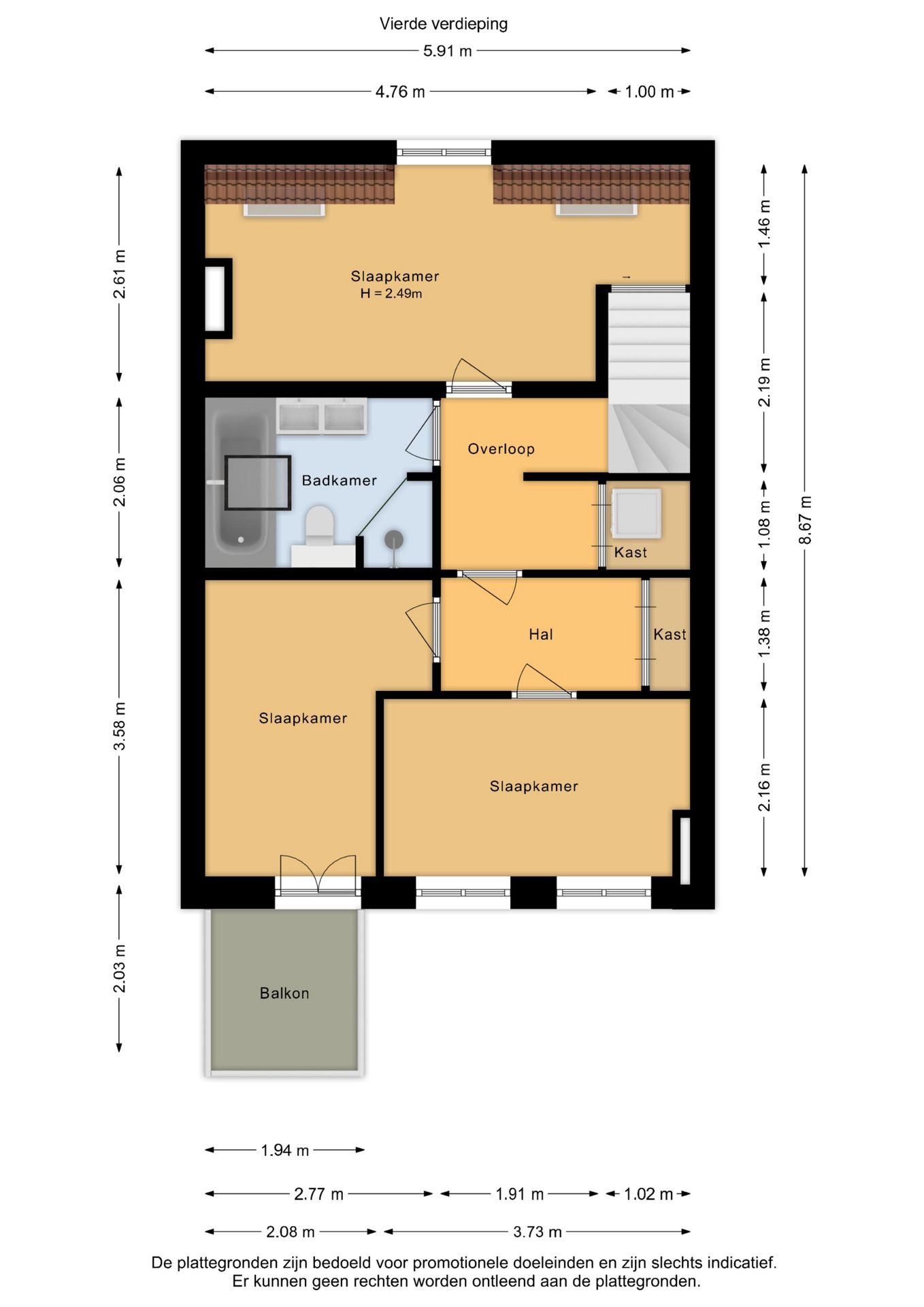 Foto 75 van Pieter Aertszstraat 59-3