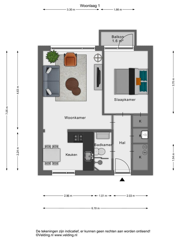 Foto 12 van Hofkampstraat 85
