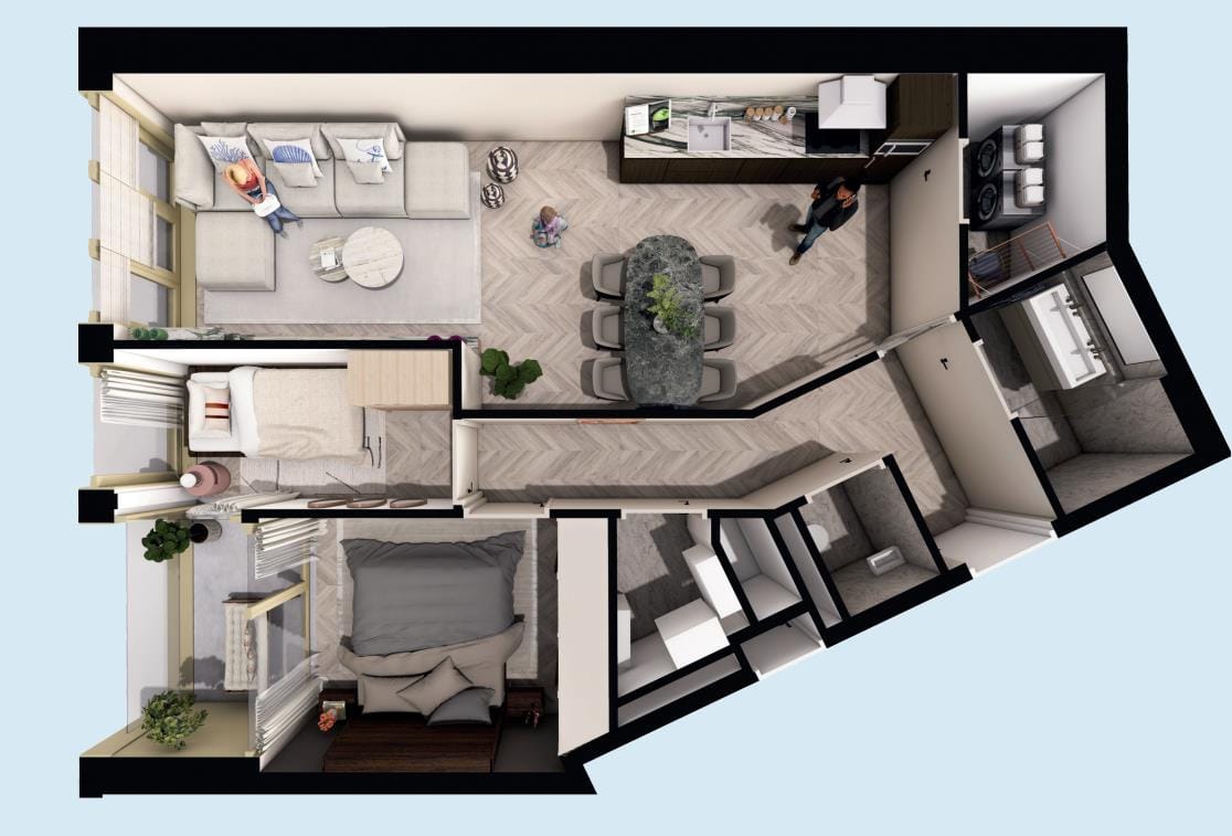 Foto 3 van Knightsbridge Hyde Park huis 3 type 5