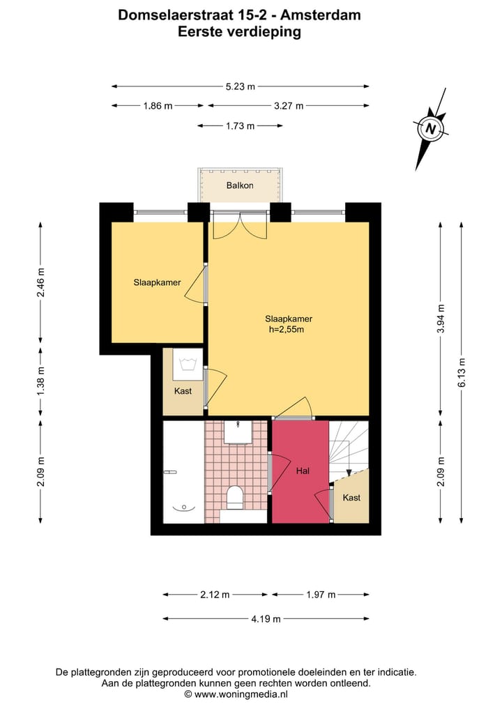 Foto 21 van Domselaerstraat 15-2
