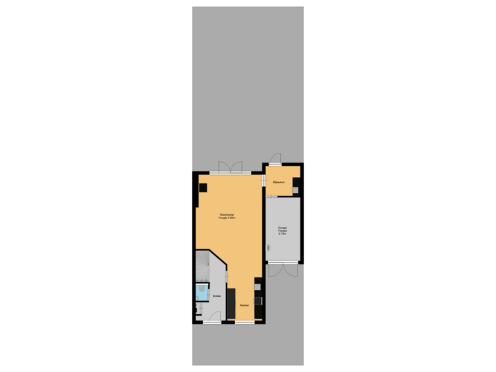 Begane grond perceel