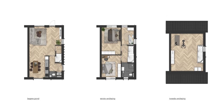 Foto 4 van Rijwoningen (Bouwnr. 61)