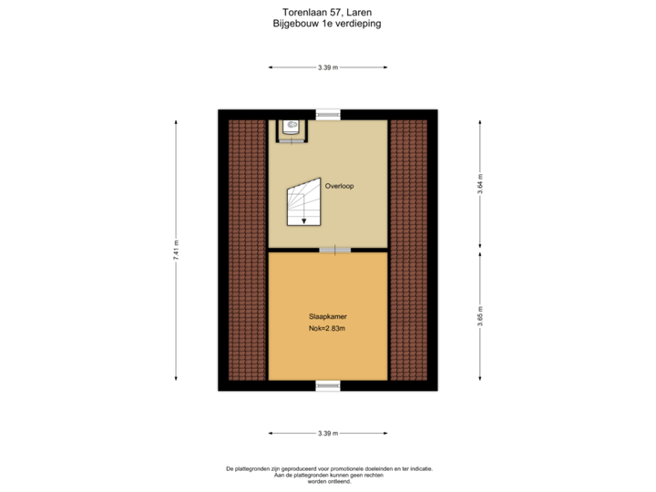 Bijgebouw 1e verdieping