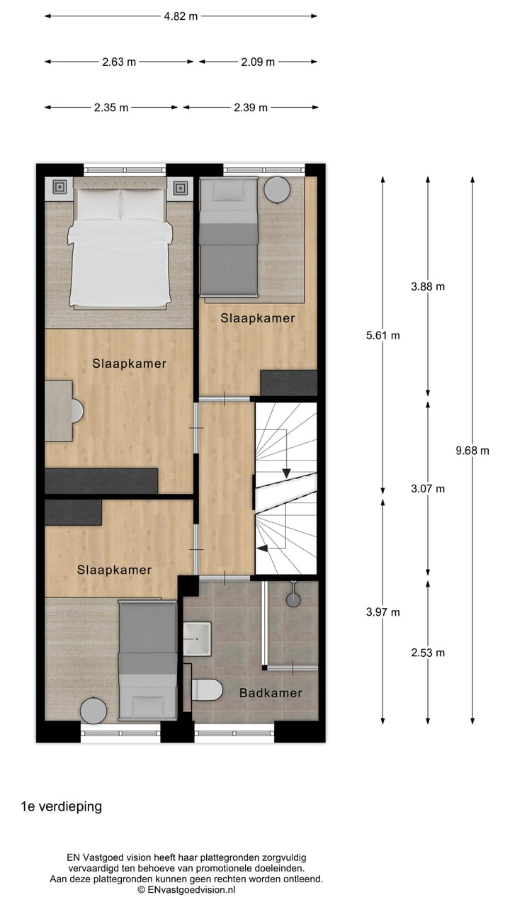 Foto 8 van Beethovenstraat 6-C