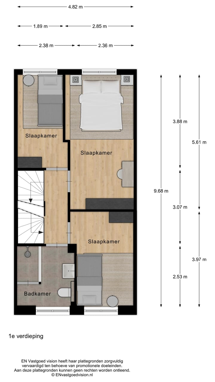Foto 8 van Beethovenstraat 6-B