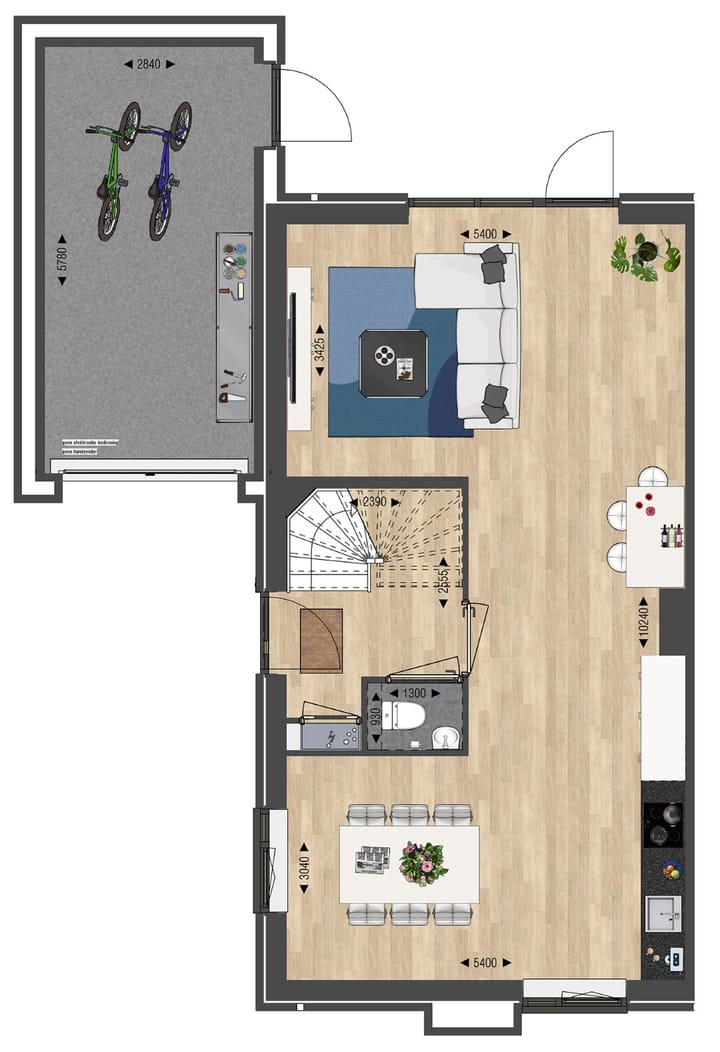 Foto 18 van Twee-onder-een-kapwoning met garage (Bouwnr. 26)