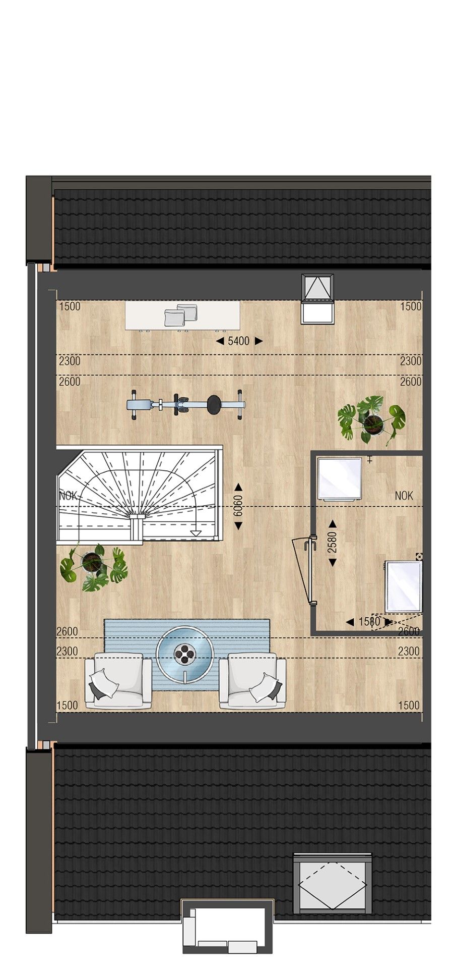 Foto 10 van Twee-onder-een-kapwoning met garage (Bouwnr. 24)