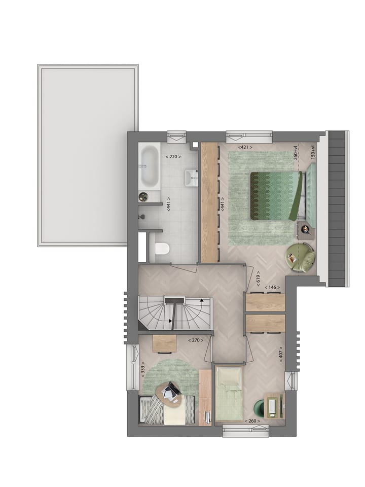 Foto 6 van Vrijstaande woning (Bouwnr. 100)