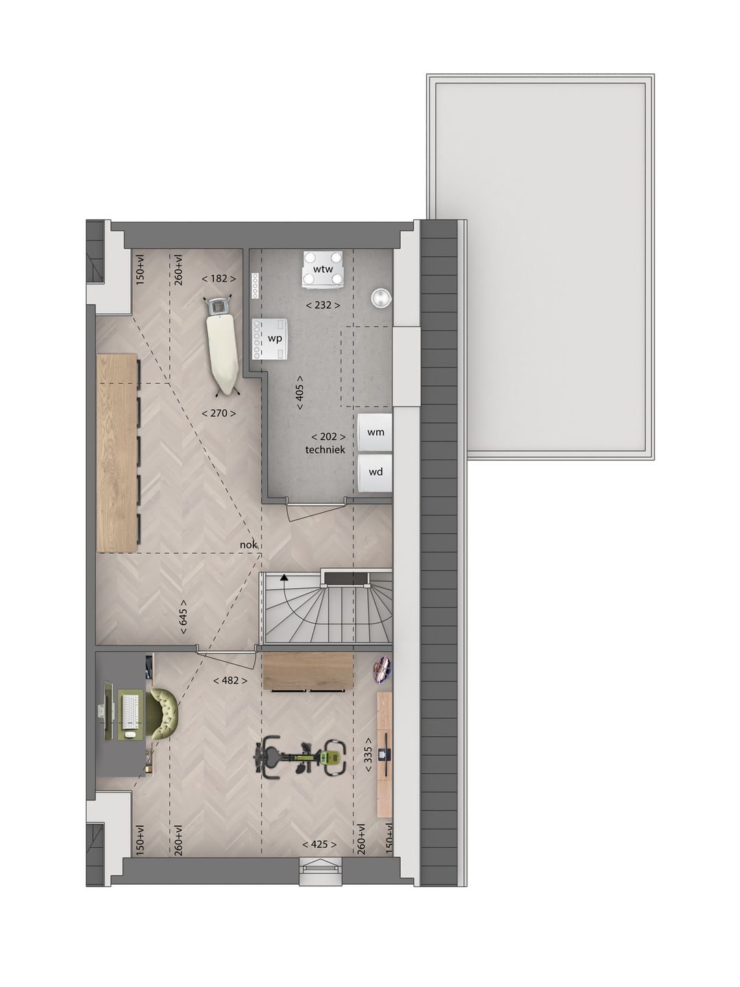 Foto 8 van 2 onder 1 kapwoning (Bouwnr. 87)