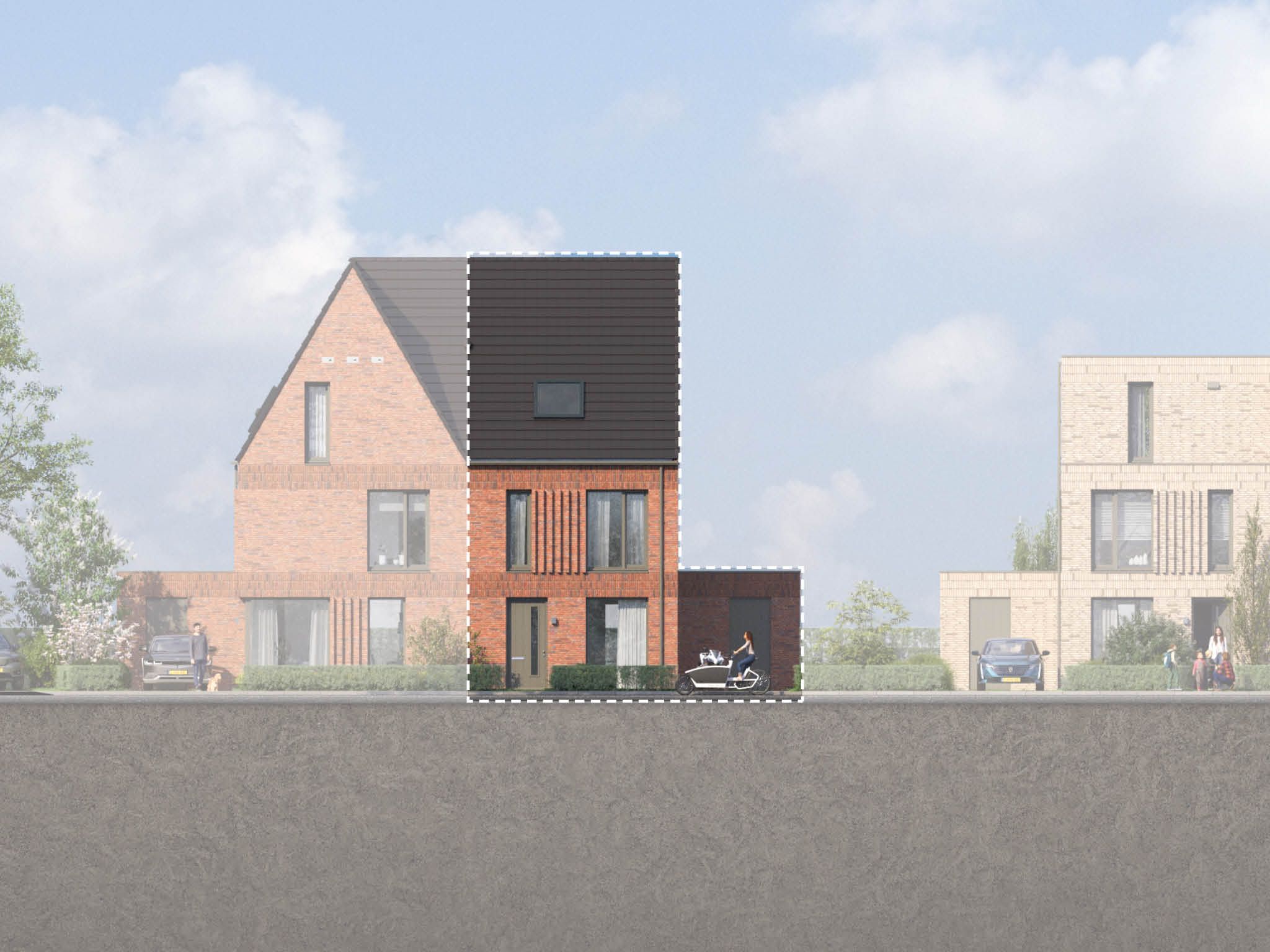 2 onder 1 kapwoning (Bouwnr. 91)  false