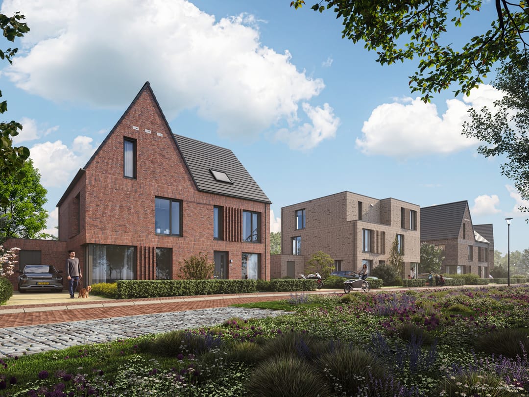 Foto 2 van 2 onder 1 kapwoning (Bouwnr. 91)