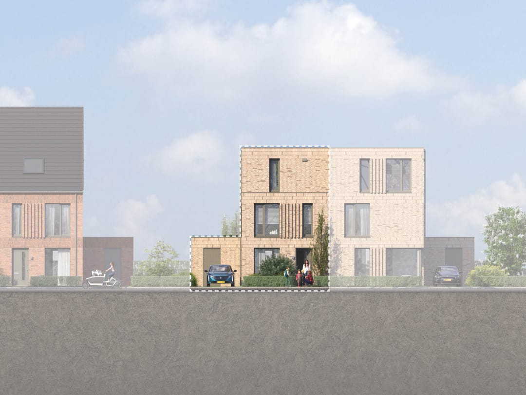 Photo 1 of 2 onder 1 kapwoning (Bouwnr. 92)