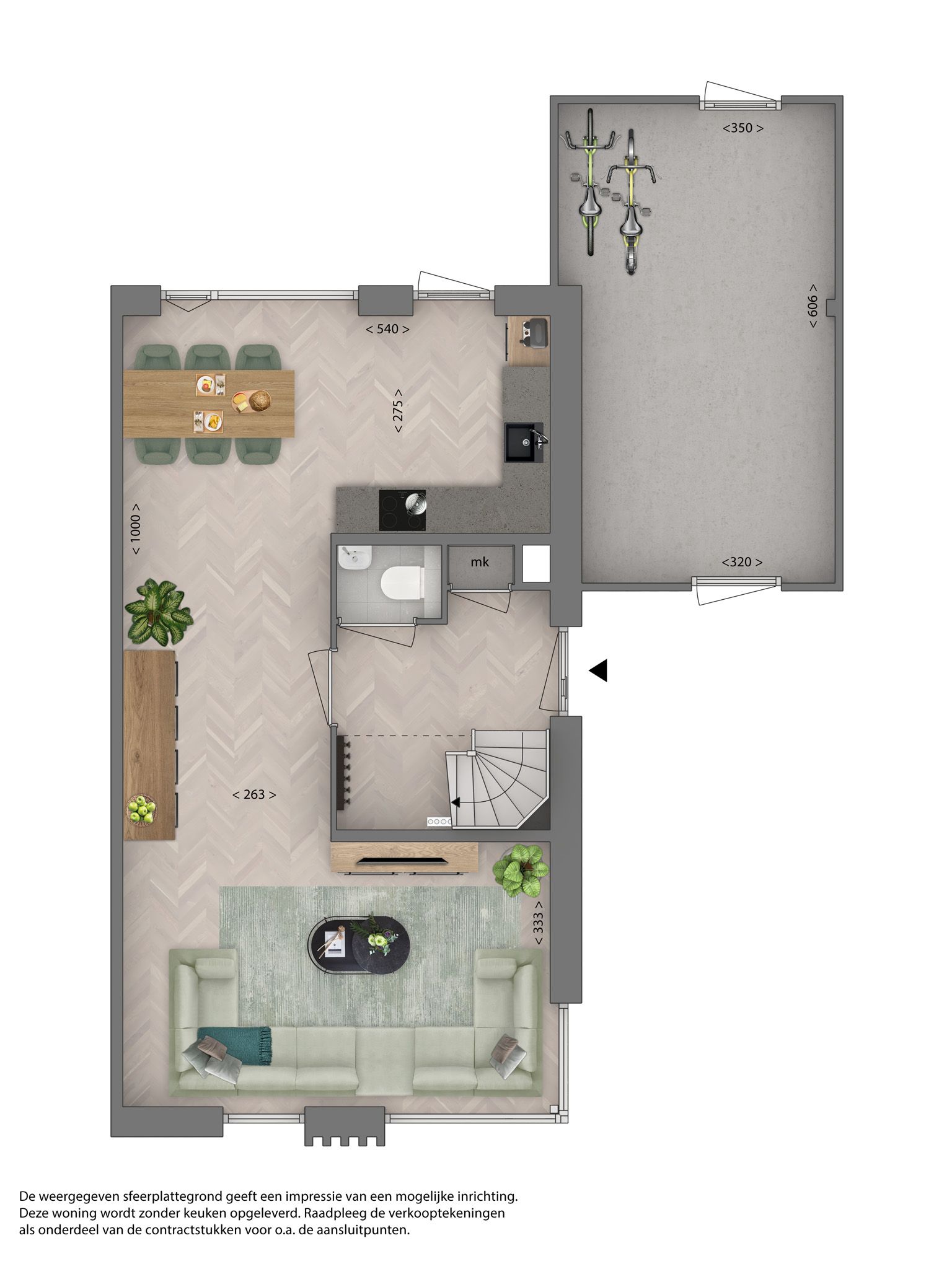 Foto 6 van 2 onder 1 kapwoning (Bouwnr. 93)