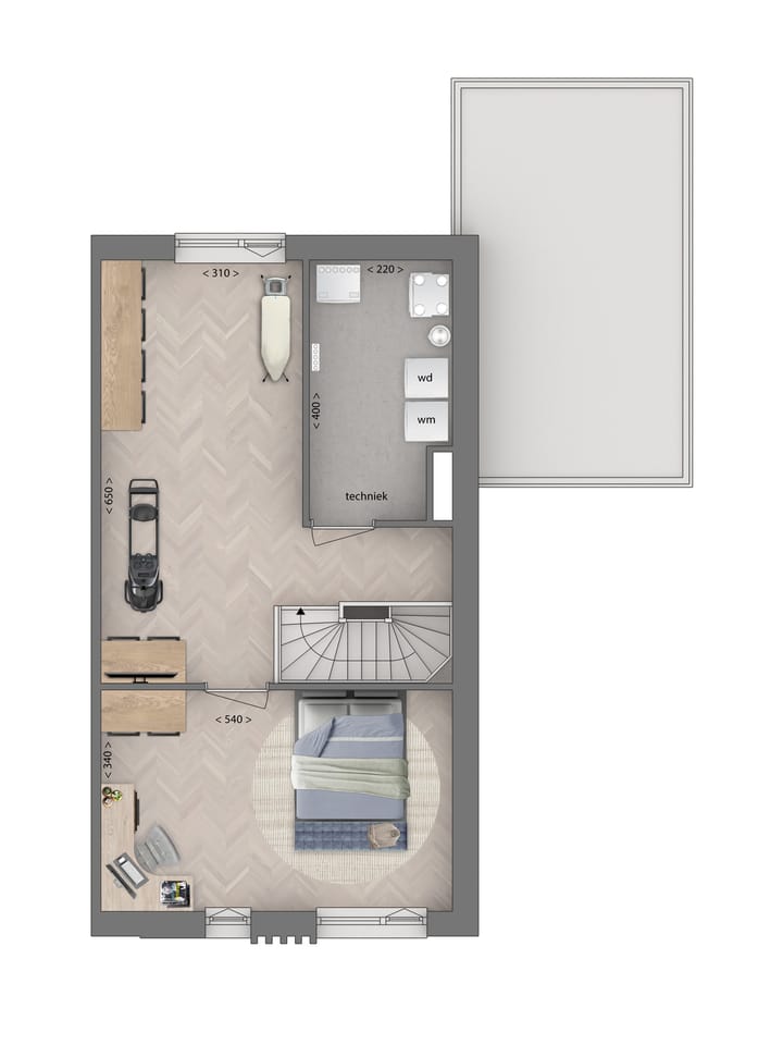 Foto 8 van 2 onder 1 kapwoning (Bouwnr. 93)