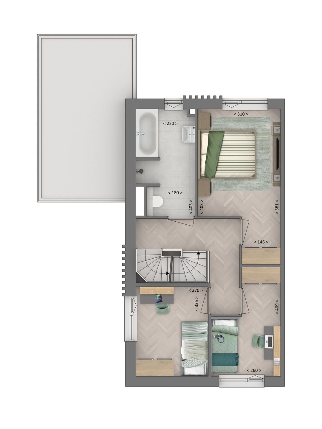 Photo 7 of 2 onder 1 kapwoning (Bouwnr. 94)