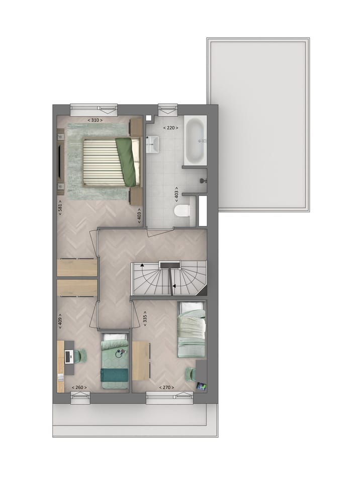 Photo 7 of 2 onder 1 kapwoning (Bouwnr. 97)