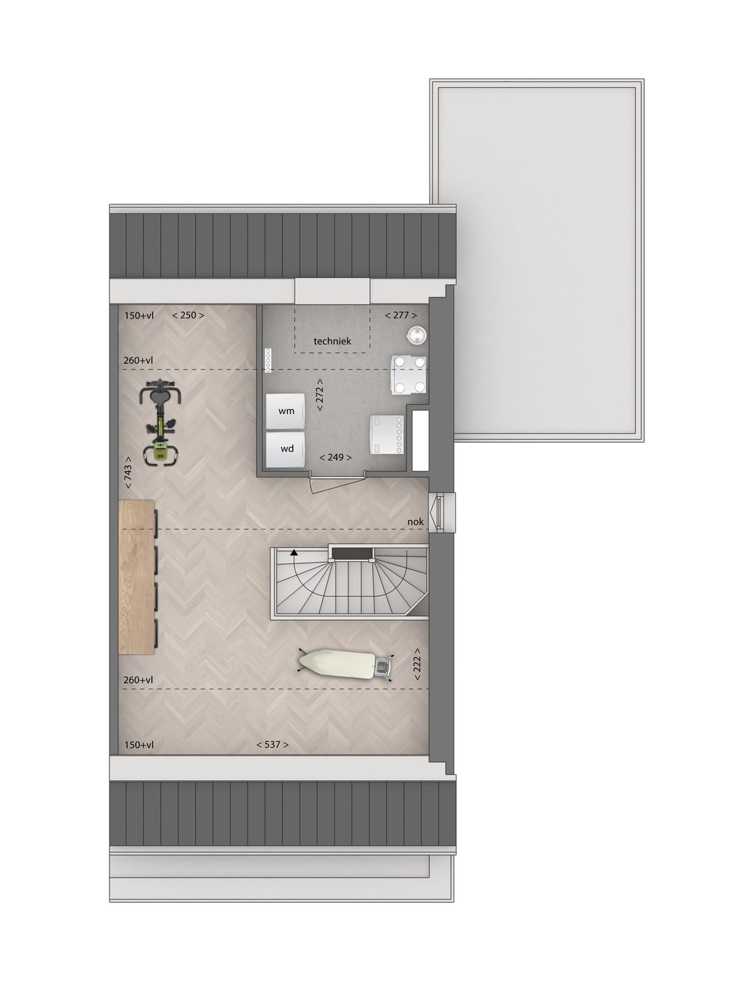 Foto 8 van 2 onder 1 kapwoning (Bouwnr. 97)