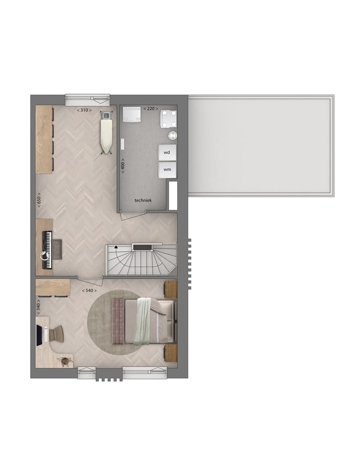 Foto 8 van 2 onder 1 kapwoning (Bouwnr. 85)