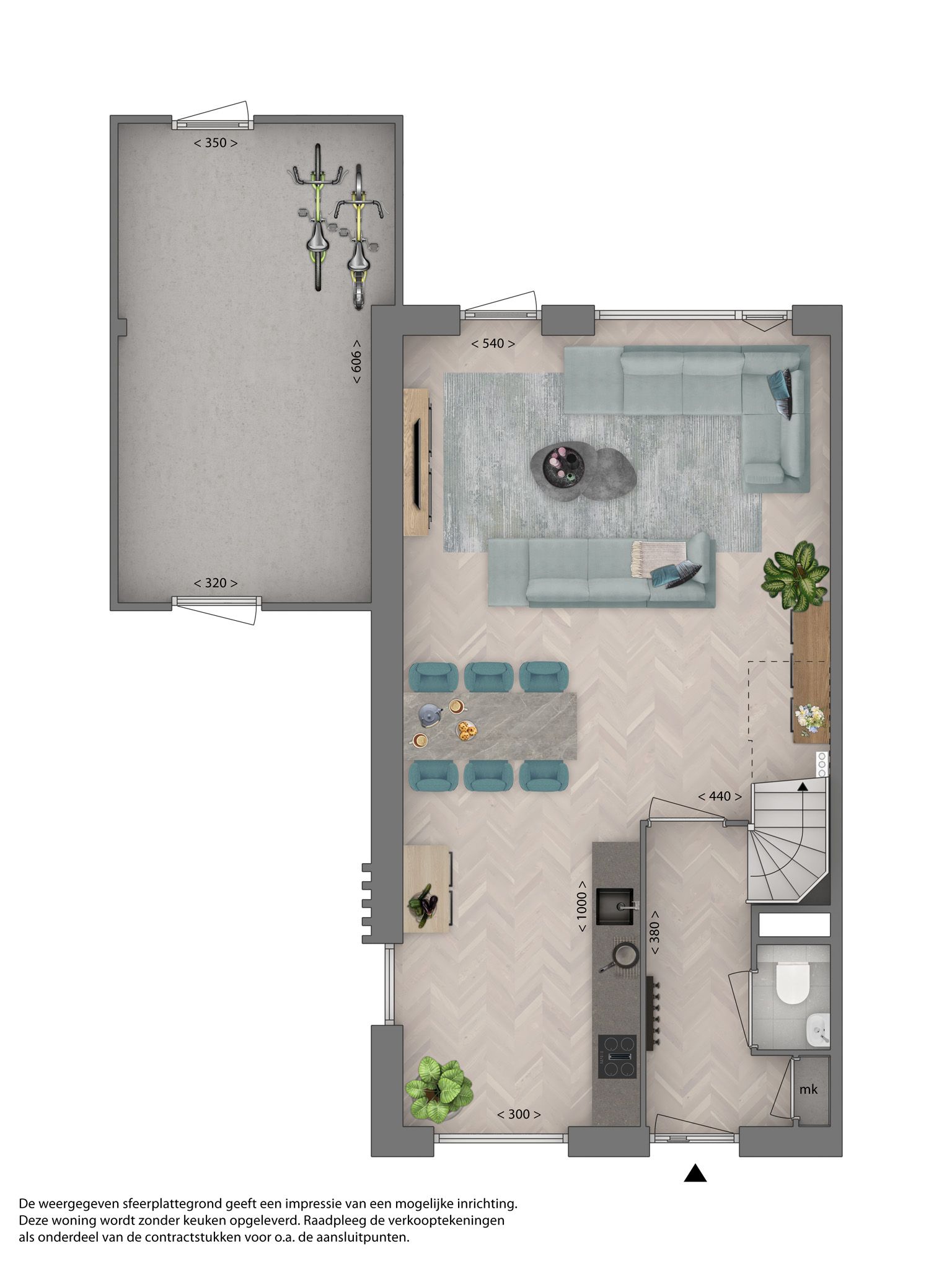 Foto 6 van 2 onder 1 kapwoning (Bouwnr. 88)