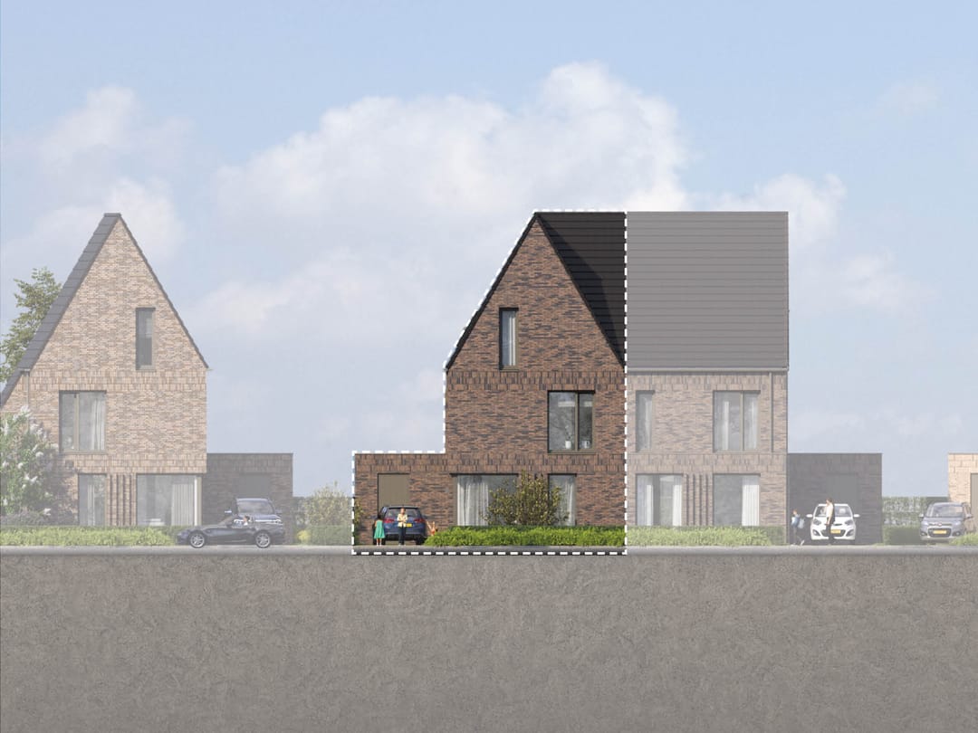 Photo 1 of 2 onder 1 kapwoning (Bouwnr. 102)