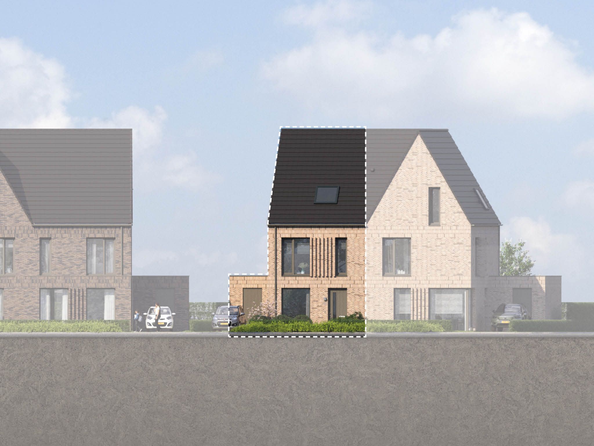 2 onder 1 kapwoning (Bouwnr. 104)  false