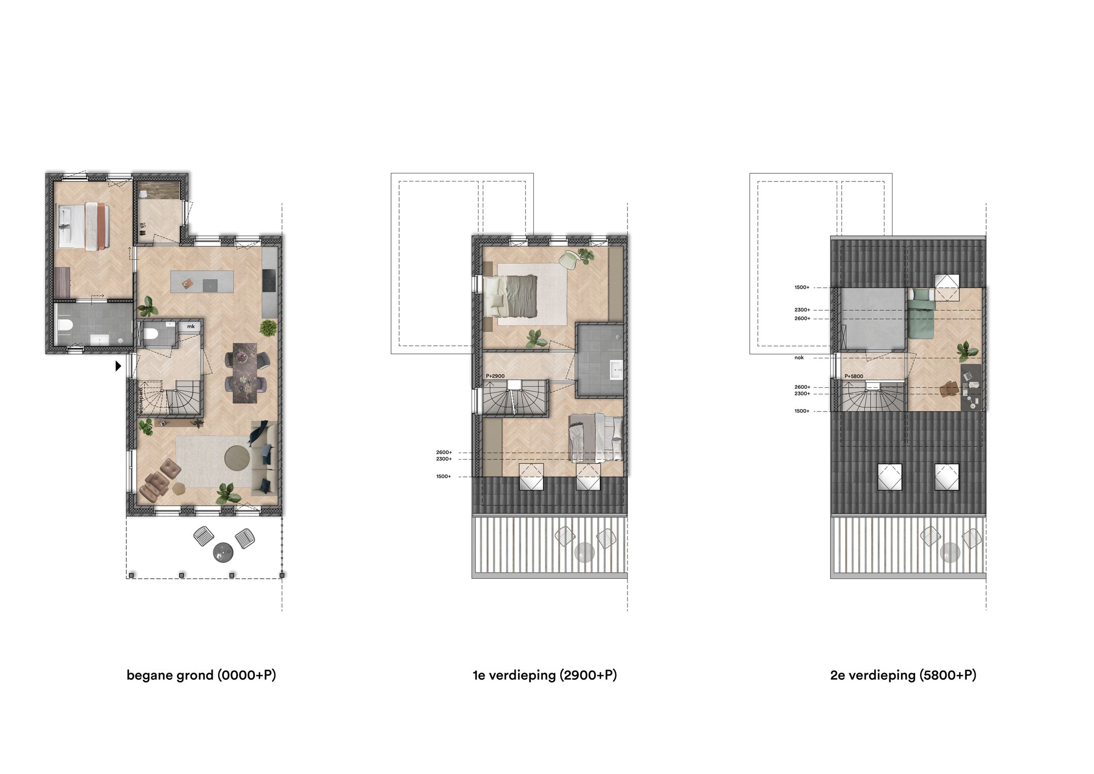 Foto 21 van "Wonen in het park" 2/1 kap woningen (Bouwnr. 6)