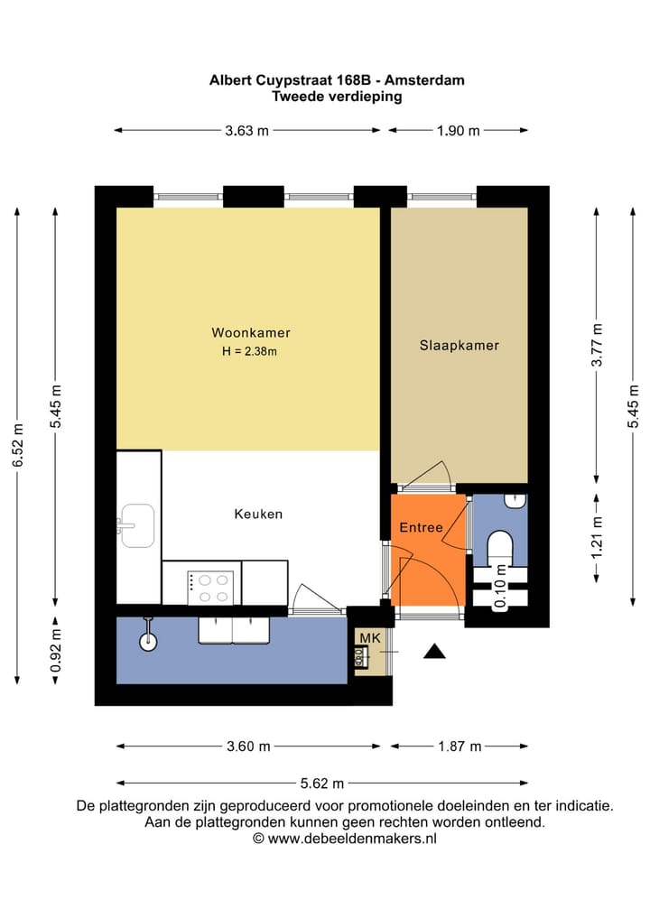 Foto 16 van Albert Cuypstraat 168-B