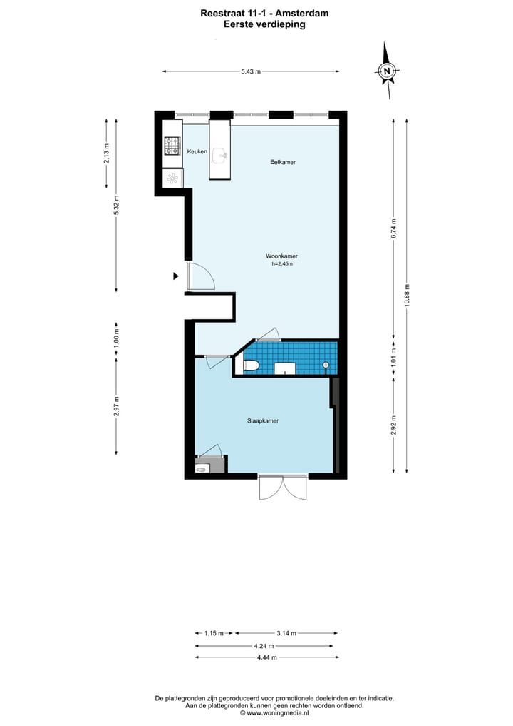 Foto 20 van Reestraat 11-1