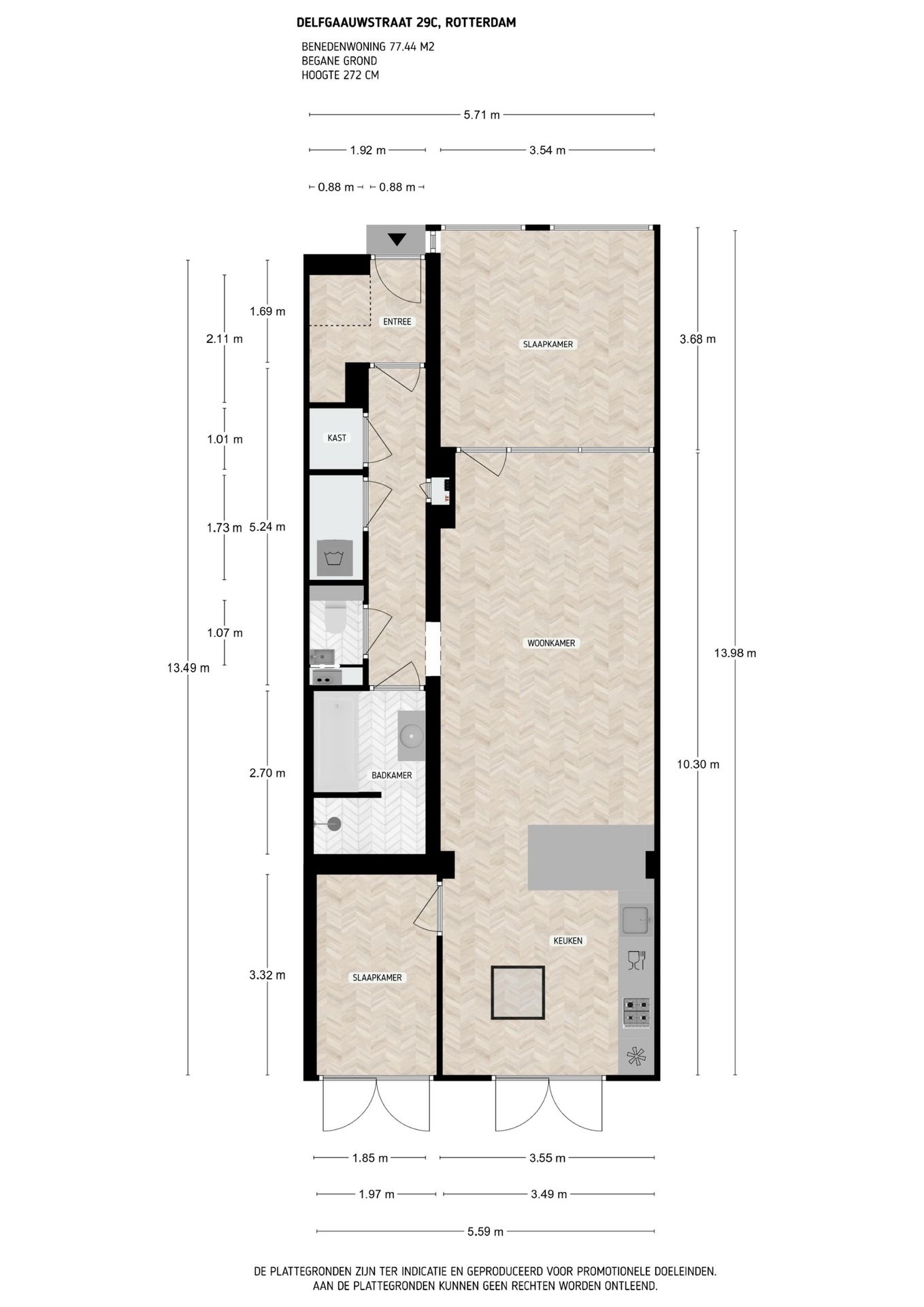 Foto 30 van Delfgaauwstraat 29-C