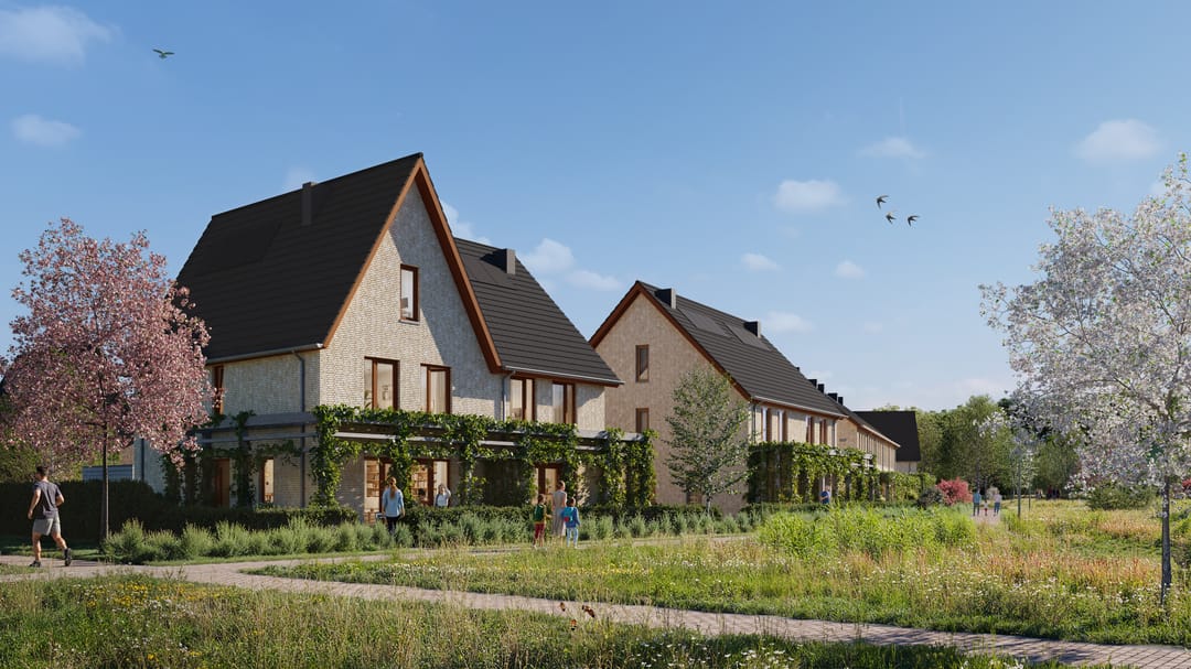 Foto 1 van Twee-onder-een-kapwoning type J1, Valleiran (Bouwnr. B.02)