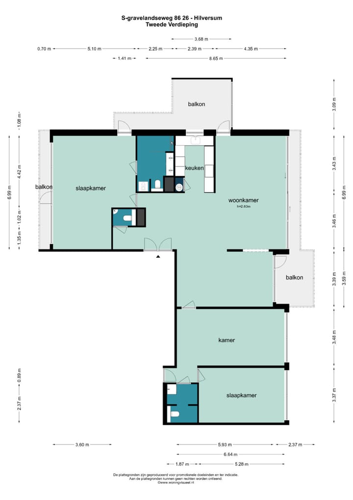 Foto 46 van 's-Gravelandseweg 86-26