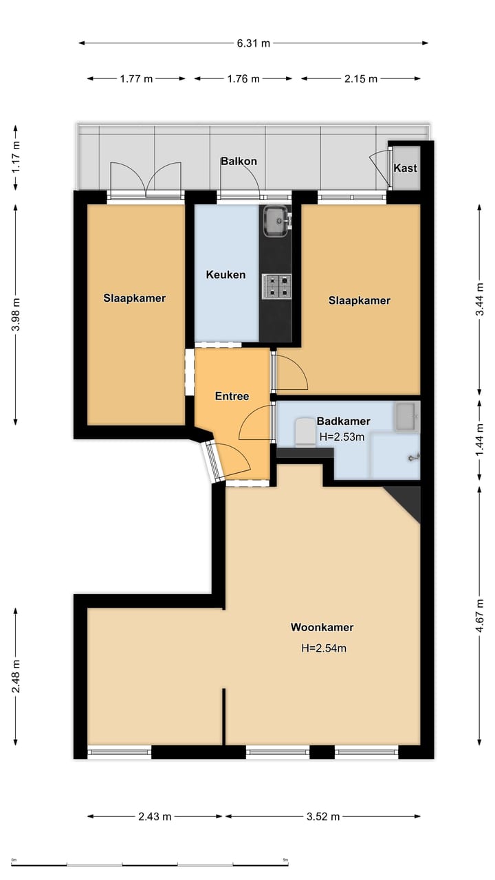 Foto 30 van Gaaspstraat 7-3