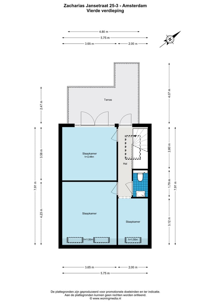 Photo 32 of Zacharias Jansestraat 25-3