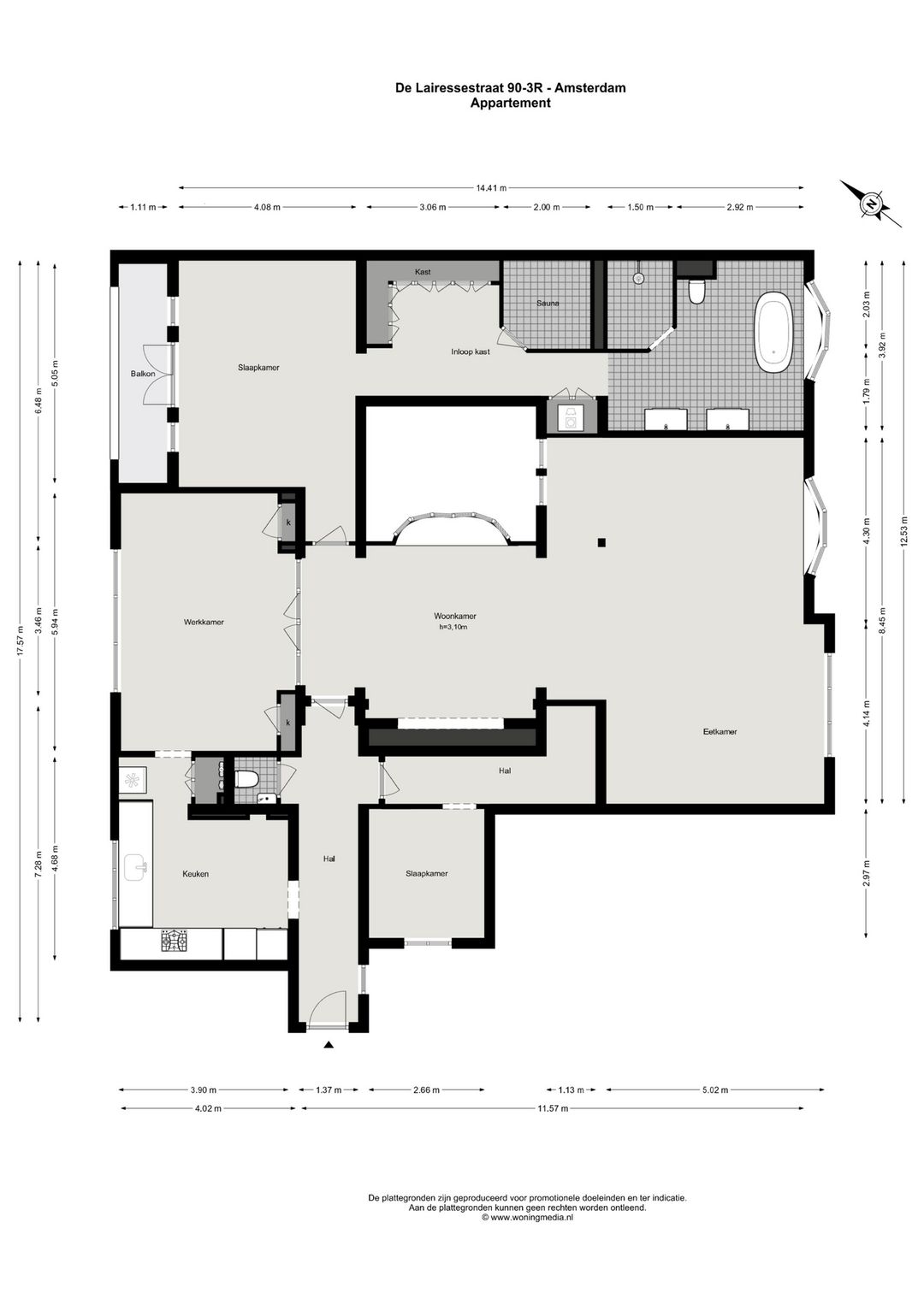 Foto 26 van De Lairessestraat 90-3R