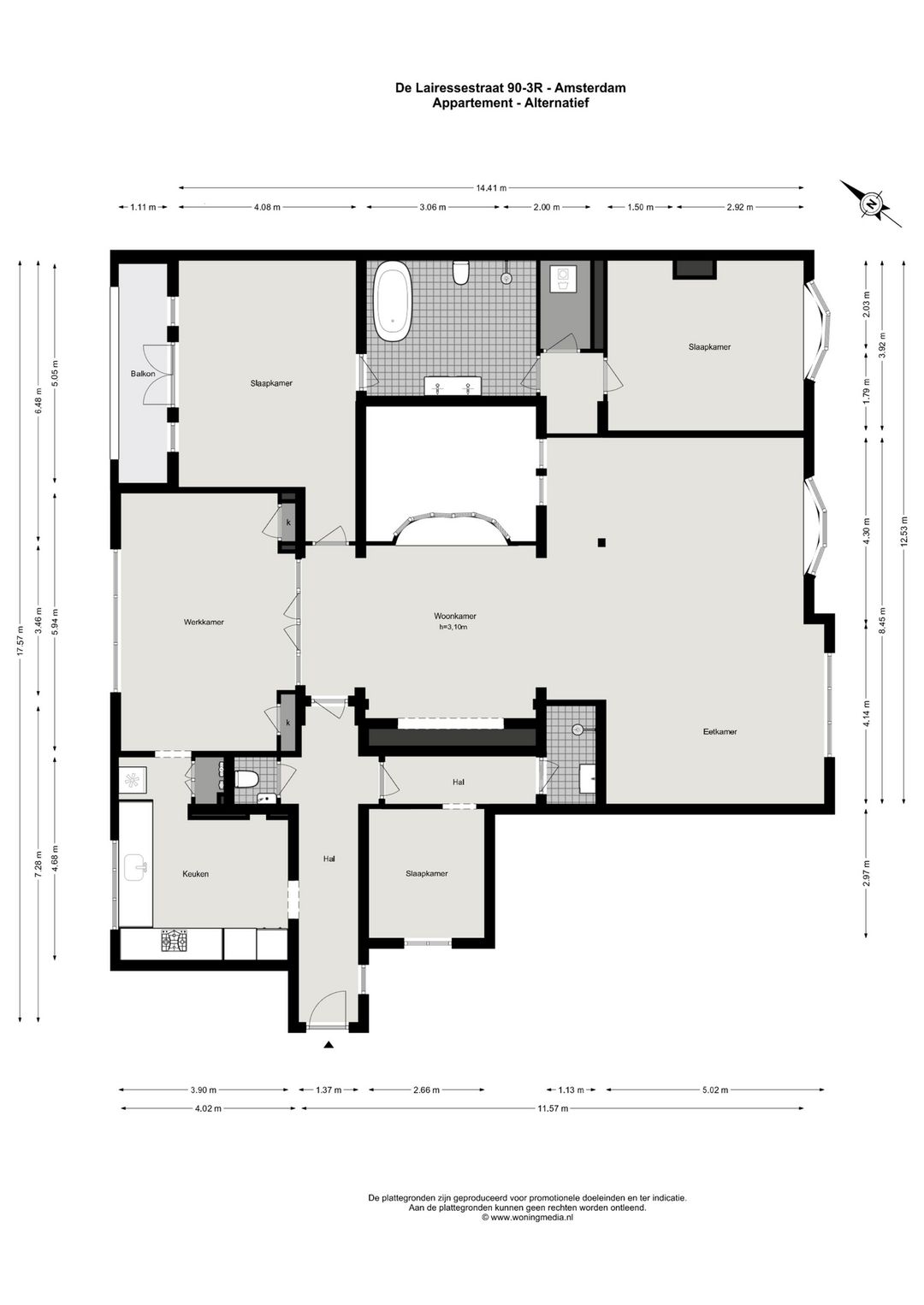 Foto 28 van De Lairessestraat 90-3R