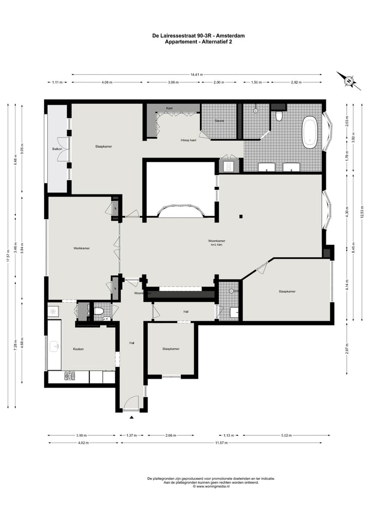 Foto 27 van De Lairessestraat 90-3R