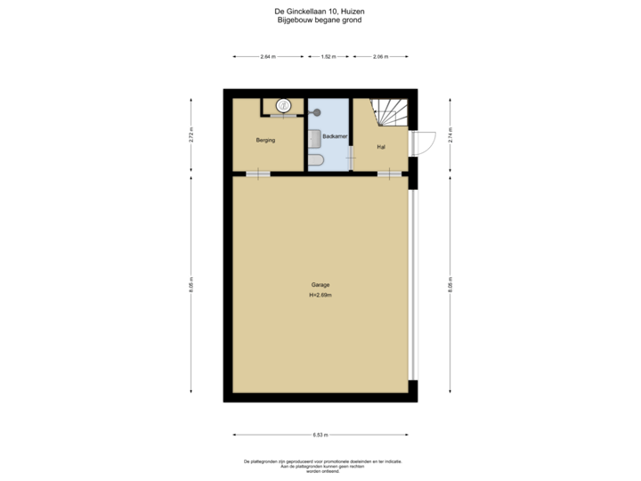 Bijgebouw begane grond