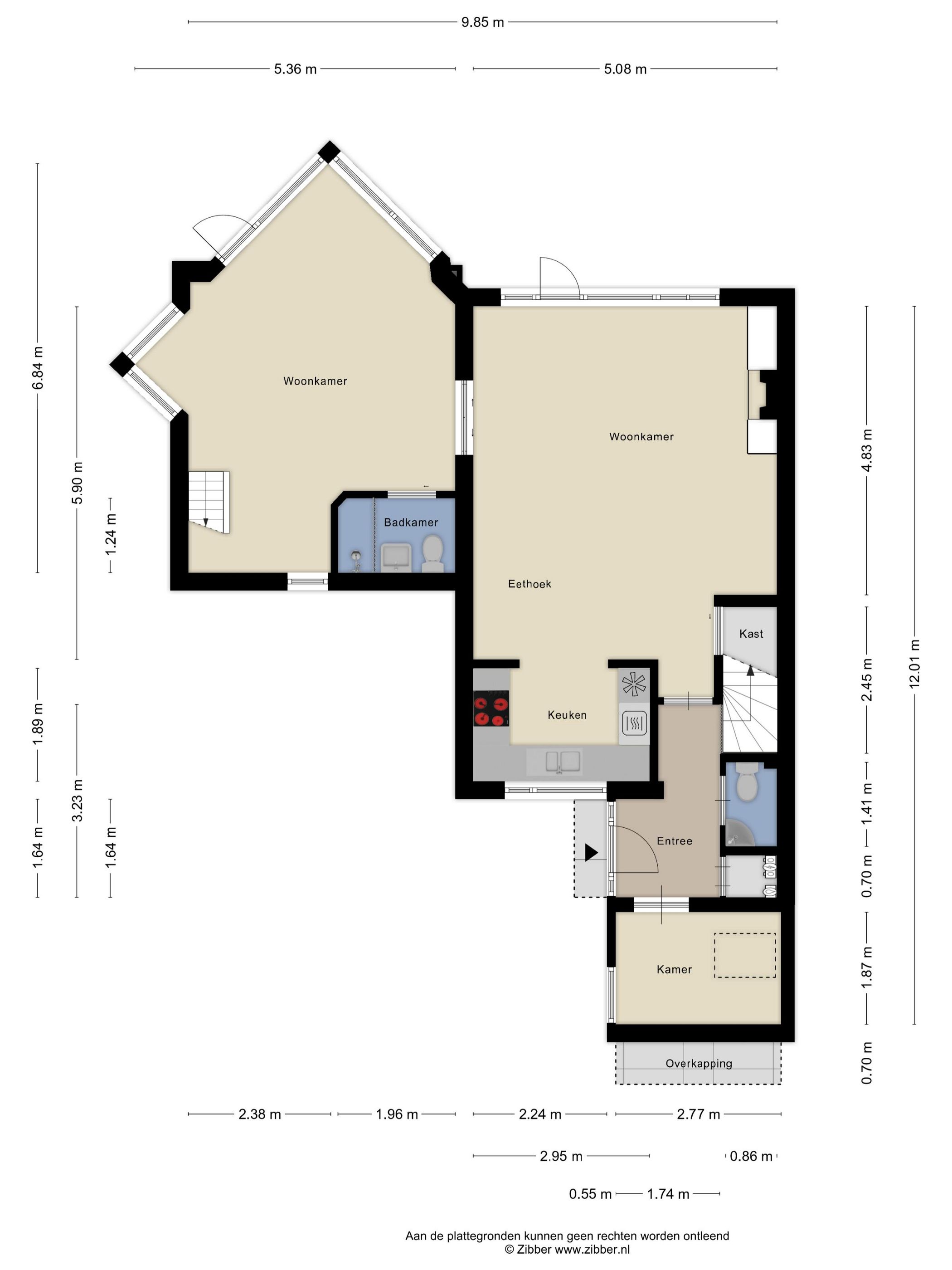 De Plasse 16 Langezwaag - Aanzicht 2