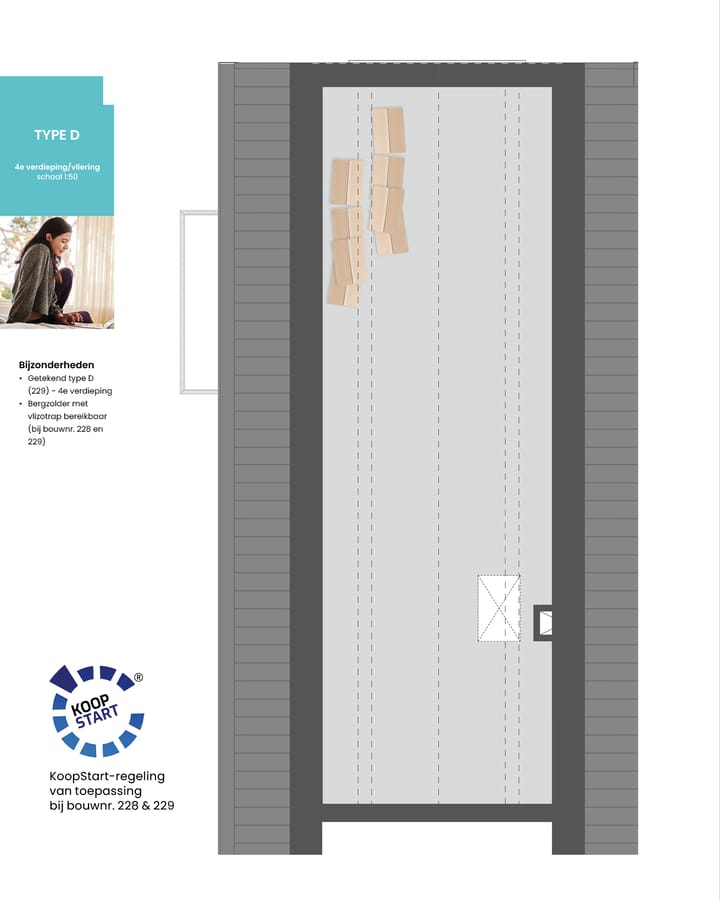 Foto 4 van 3-kamer appartement | TYPE D (Bouwnr. 209)