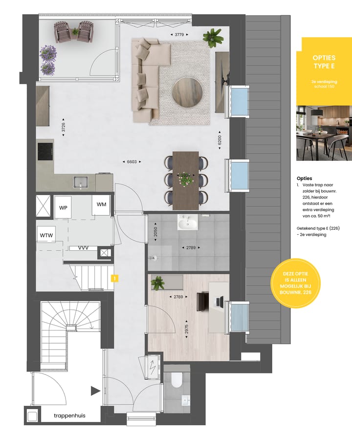 Foto 4 van 3-kamer appartement | TYPE E (Bouwnr. 226)