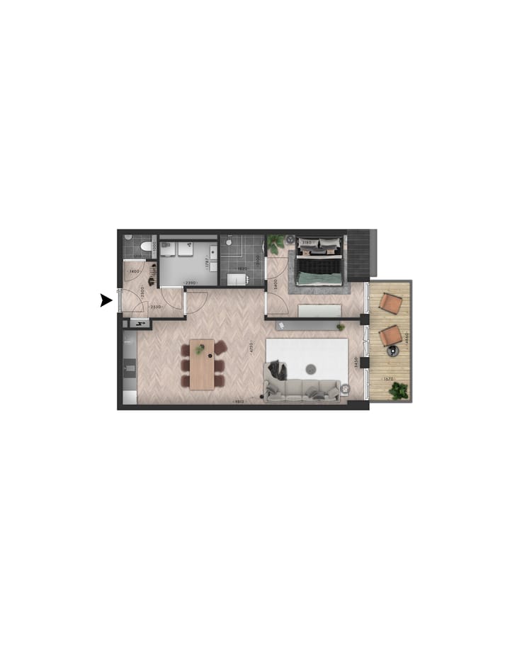 Foto 8 van Tramstraat 8-D