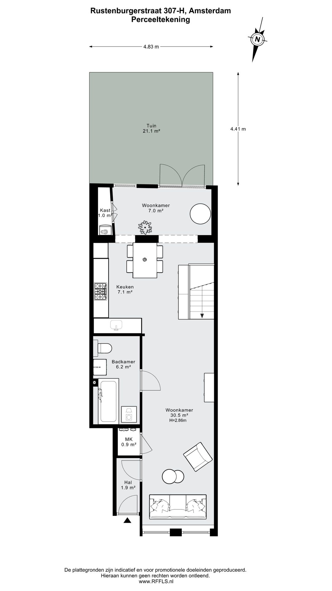 Foto 32 van Rustenburgerstraat 307-H