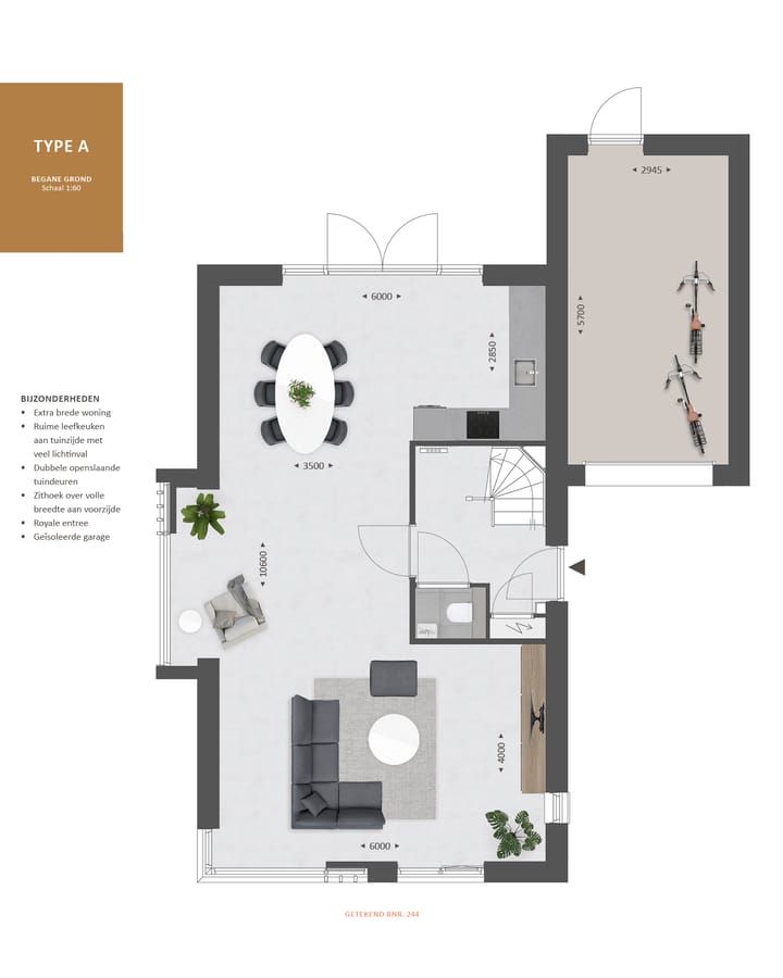 Foto 4 van Vrijstaand type A (Bouwnr. 244)