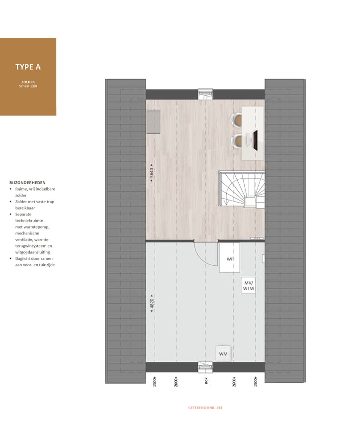 Foto 10 van Vrijstaand type A (Bouwnr. 244)