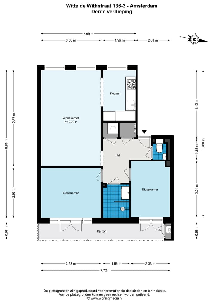Foto 25 van Witte de Withstraat 136-3