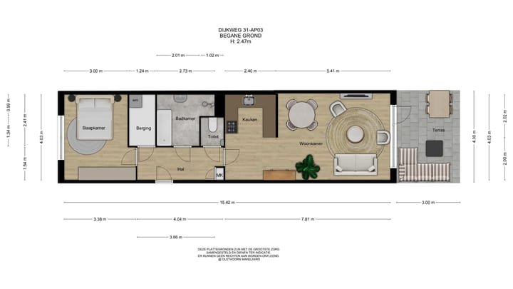 Foto 26 van Dijkweg 31-AP03